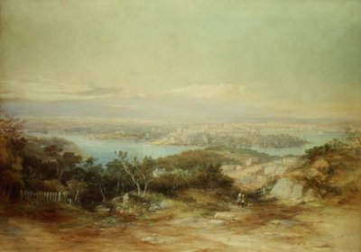 Vista de Sídney Desde la Costa Norte Hacia la Ciudad de Conrad Martens