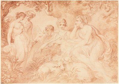 Pastores y pastoras, 1789 de Conrad Martin Metz