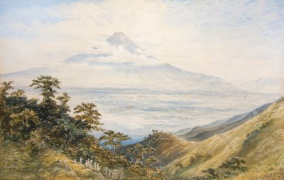 Fujiyama Desde el Paso de Otomi Toge, Japón de Constance Frederica Gordon Cumming