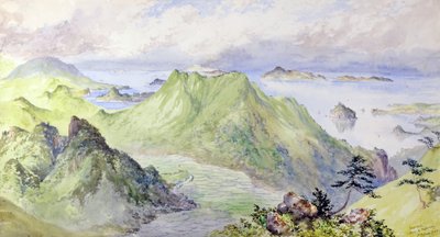 Nagasaki, Japón: Isla de Pappenberg de Constance Frederica Gordon Cumming