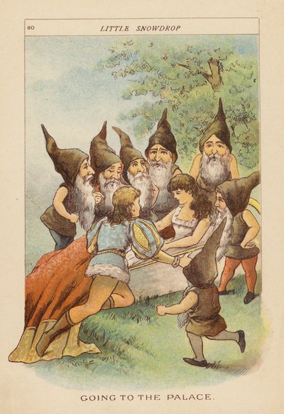 Pequeña campanilla de invierno (litografía en color) de Constance Haslewood