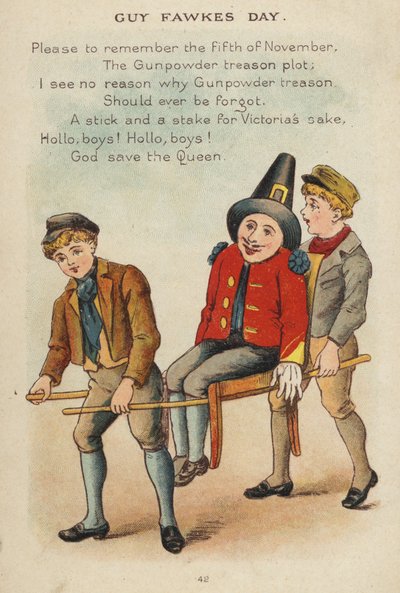 Rima infantil: Día de Guy Fawkes de Constance Haslewood