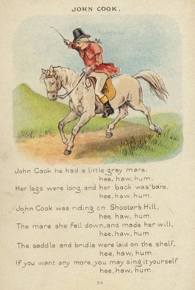Rima infantil: John Cook de Constance Haslewood