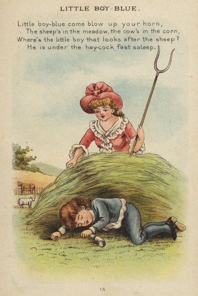 Rima infantil: Pequeño Niño Azul de Constance Haslewood