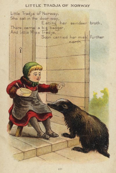Rima infantil: Pequeño Tradja de Noruega de Constance Haslewood