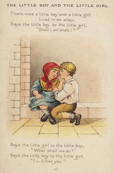Rima infantil: El Niño y la Niña Pequeños de Constance Haslewood