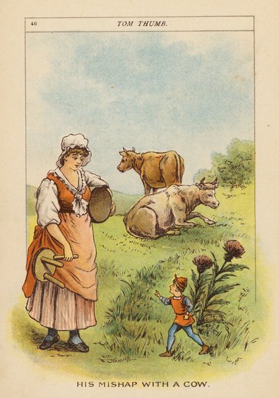 Pulgarcito (litografía en color) de Constance Haslewood
