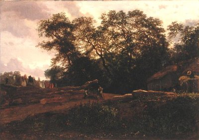 El Borde del Bosque, finales de 1830 de Constant Emile Troyon