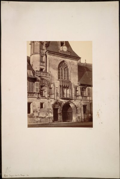 Hotel Jacques Coeur en Bourges, c. 1865 de Constant Alexandre Famin