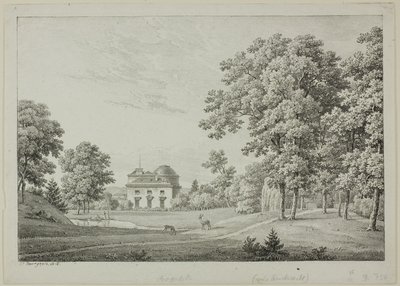 El castillo de Bagatelle, en el bosque de Boulogne de Constant Bourgeois