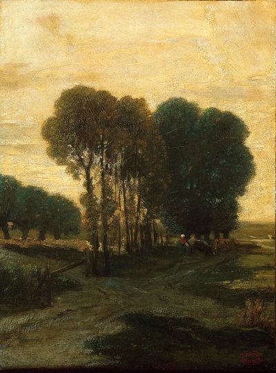 Un Grupo de Árboles, c.1860 de Constant Emile Troyon