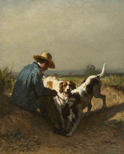 El guardabosques de Constant Emile Troyon