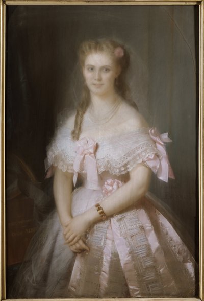 Retrato de Christine Nilsson (1843-1921) de Constant Joseph Brochart