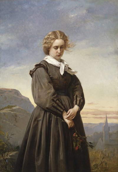 La melancolía del amor, 1866 de Constant Mayer