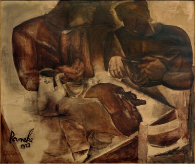 Constant Permeke, "Pan negro" / Óleo sobre lienzo, 1923 de Constant Permeke