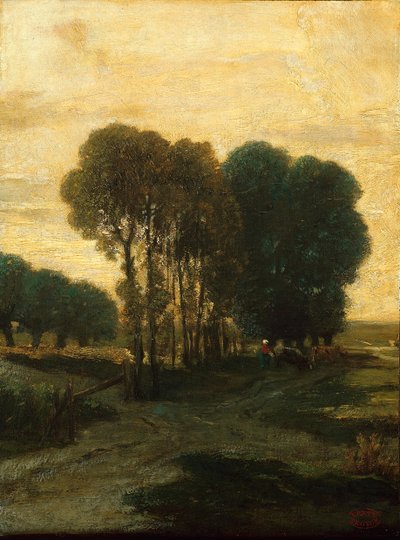 Grupo de Árboles, c. 1860 de Constant Troyon