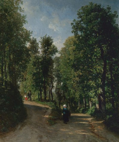 Camino en el bosque de Constant Troyon