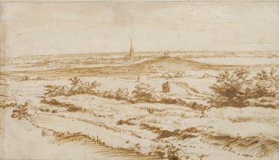 Paisaje cerca de Appeldoorn, 1680 de Constantijn Huygens