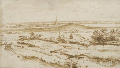 Paisaje cerca de Appeldoorn, 1680 de Constantijn the Younger Huygens