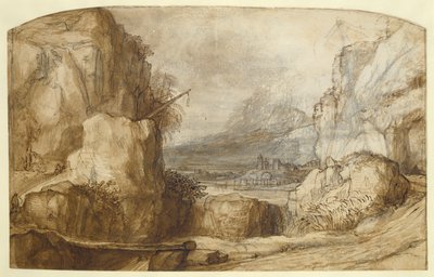 Paisaje Montañoso de Constantin Daniel van Renesse