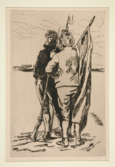 guerra de los campesinos de Constantin Emile Meunier