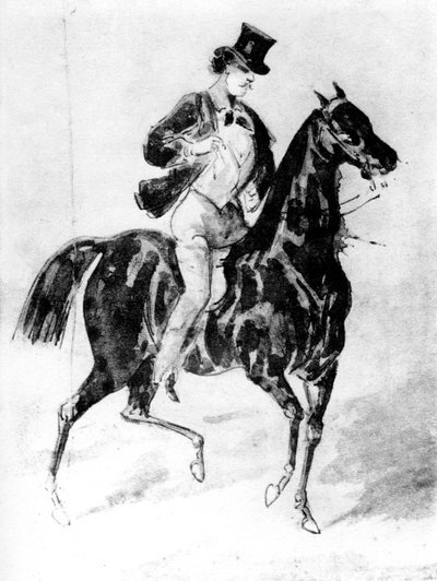 Un dandi, siglo XIX, 1930 de Constantin Guys