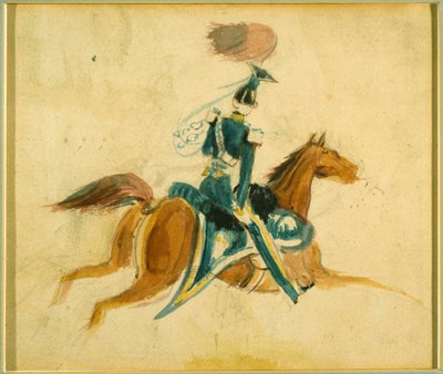 Hombre a caballo de Constantin Guys