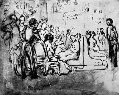 Salón, siglo XIX, 1930 de Constantin Guys
