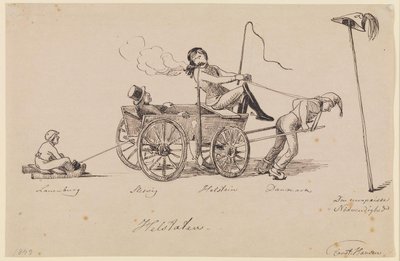 El estado completo. Hoja satírica política de Constantin Hansen