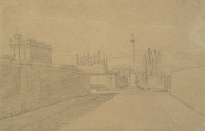 En los jardines de Villa Albani de Constantin Hansen