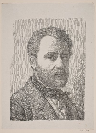 Retrato de Wilhelm Marstrand de Constantin Hansen