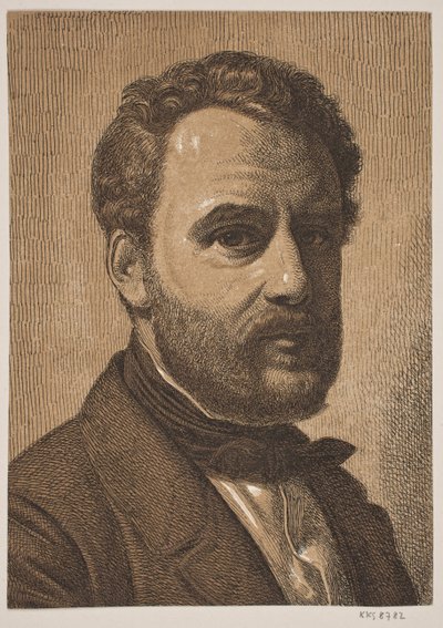 Retrato de Wilhelm Marstrand de Constantin Hansen