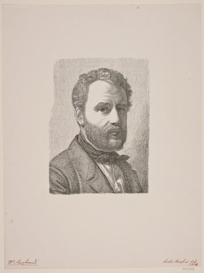 Retrato de Wilhelm Marstrand de Constantin Hansen