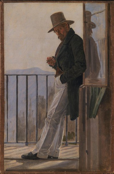 El pintor Ditlev Blunck de Constantin Hansen