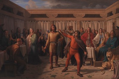 La fiesta de Ægir de Constantin Hansen