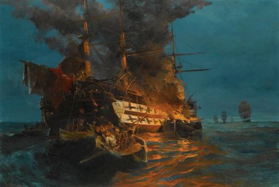 Guerra de la Independencia de Grecia (o Revolución Griega) de Constantin Volanakis