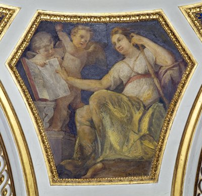La Sabiduría (las cuatro virtudes cardinales) de Constantino Brumidi