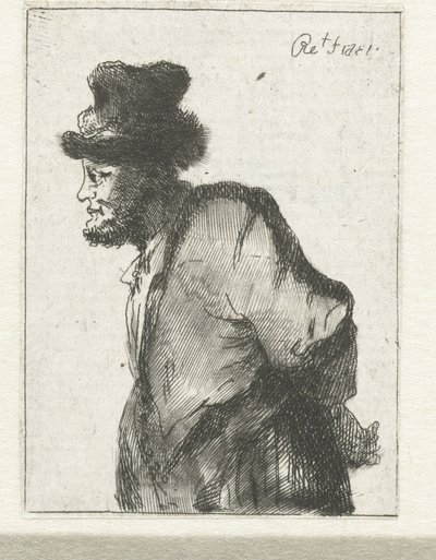 Campesino con las manos en la espalda de Constantino Cumano (possibly)