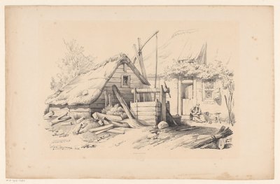 Finca con pozo El paisaje (título de la serie) de Constantinus Cornelis Huysmans