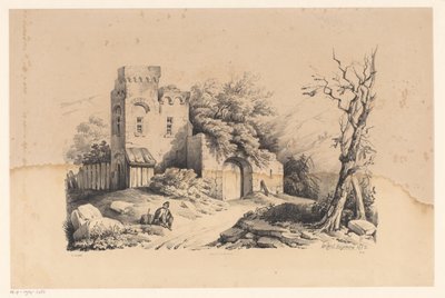 Caminante en ruina El paisaje (título de la serie) de Constantinus Cornelis Huysmans