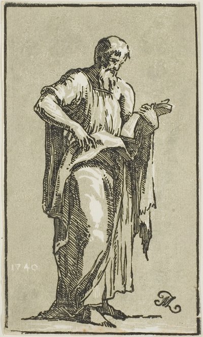 Un apóstol de Conte Antonio Maria Zanetti the Elder