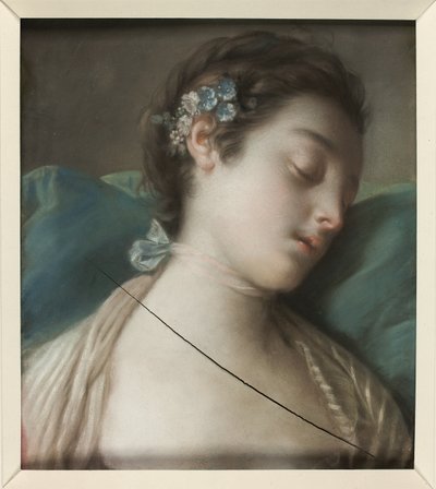 Niña dormida de Conte Pietro Antonio Rotari
