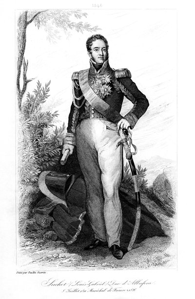 Louis Gabriel Suchet 1770-1826, duque de Albufera de Valencia y Mariscal de Francia, 1839 de Contenau