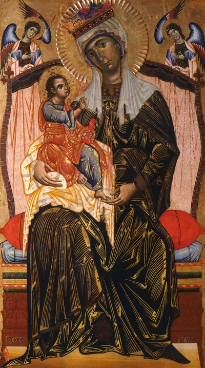 Virgen con el Niño, de Coppo di Marcovaldo (hacia 1220-después de 1276) de Coppo di Marcovaldo