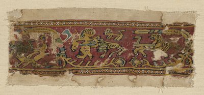 Fragmento de una frontera de Coptic