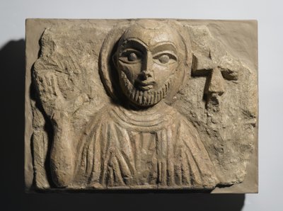 Busto de un Santo, de Egipto, siglo IV-V de Coptic Coptic
