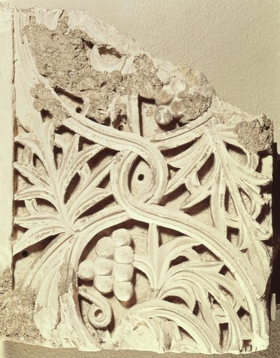 Fragmento de un friso, del monasterio de Apa Jeremías, Sakkara de Coptic Coptic