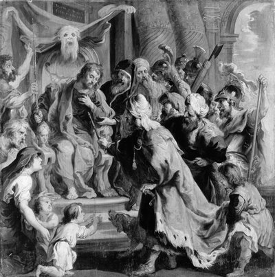 Cambises nombrando a Otanes juez de Copy after Peter Paul Rubens