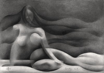 Forma femenina abstracta de Corné Akkers