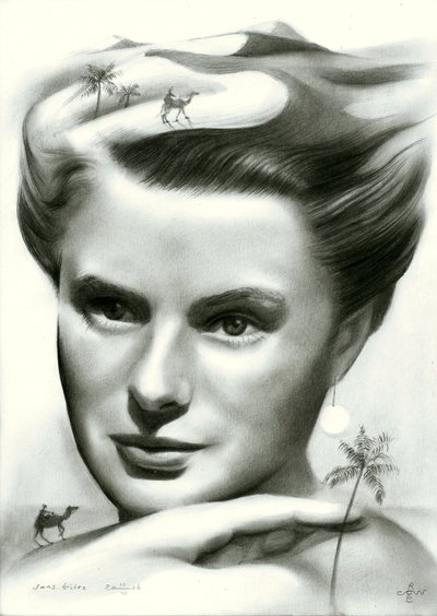 Retrato «Sueños del desierto» de Corné Akkers